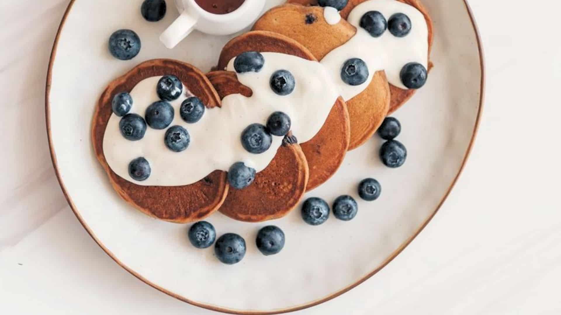 blueberry protein pancakes